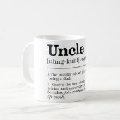 Funny oom Definition Koffiemok (Voorkant links)