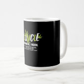 Funny oom Weed Smoker Skuncle Oom Lover Gift Koffiemok (Voorkant rechts)