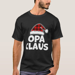 Funny Opa Claus kerstpyjama Santa Gift T-shirt