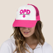 Funny OPD Obsessief Pickleball Disorder Trucker Pet (In situ)