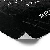 Funny Open Bar Wedding-teken | Chalkboardstijl Poster (Hoek)