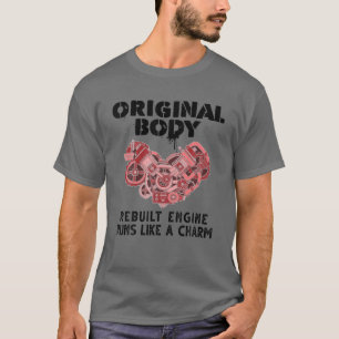 Funny Open Heart Surgery Art Mannen Transplant T-shirt
