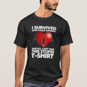 Funny Open Heart Surgery Art voor mannen Vrouwen H T-shirt