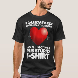 Funny Open Heart Surgery Art voor mannen Vrouwen H T-shirt