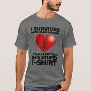 Funny Open Heart Surgery Art voor mannen Vrouwen H T-shirt