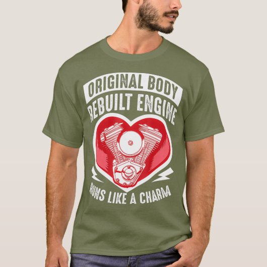 Funny Open Heart Surgery Gift Recovery Patiënt T-shirt (Voorkant)