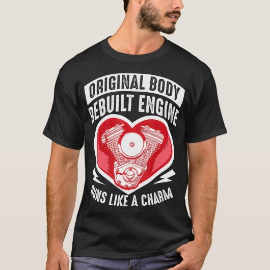 Funny Open Heart Surgery Gift Recovery Patiënt T-shirt (Voorkant)