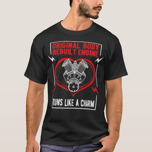 Funny Open Heart Surgery Gift Recovery Patiënt voo T-shirt (Voorkant)