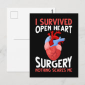 Funny Open Heart Surgery Recovery Briefkaart (Voorkant / Achterkant)