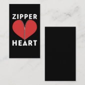 Funny Open Heart Surgery Recovery Bypass Visitekaartje (Voorkant / Achterkant)