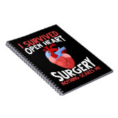 Funny Open Heart Surgery Recovery Notitieboek (Rechterzijde)