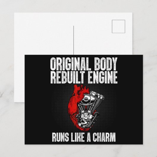 Funny Open Heart Surgery Recovery Survivor Gift me Feestdagenkaart (Voorkant / Achterkant)