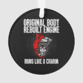 Funny Open Heart Surgery Recovery Survivor Gift me Ornament (achterkant)