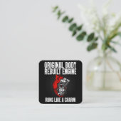 Funny Open Heart Surgery Recovery Survivor Gift me Vierkante Visitekaartje (Staand voorkant)