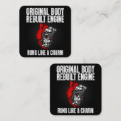 Funny Open Heart Surgery Recovery Survivor Gift me Vierkante Visitekaartje (Voorkant / Achterkant)