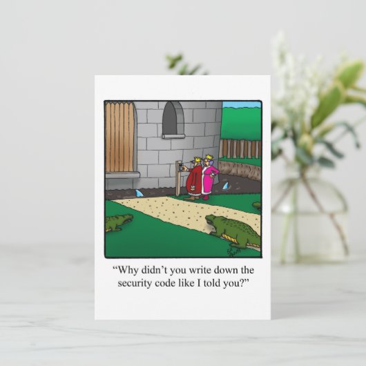 Funny Open House/New Home Uitnodigingen (Staand voorkant)