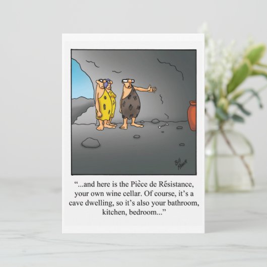 Funny Open House/New Home Uitnodigingen (Staand voorkant)