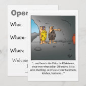 Funny Open House/New Home Uitnodigingen (Voorkant / Achterkant)