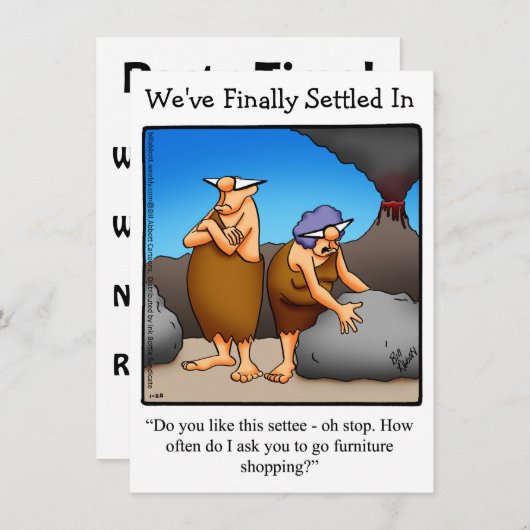 Funny Open House Party-uitnodigingen Kaart (Voorkant / Achterkant)