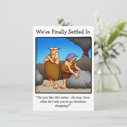 Funny Open House Party-uitnodigingen Kaart (Staand voorkant)