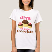 Funny Opera Diva T-shirt (Voorkant)