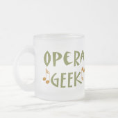 Funny Opera Geek Matglas Koffiemok (Links)
