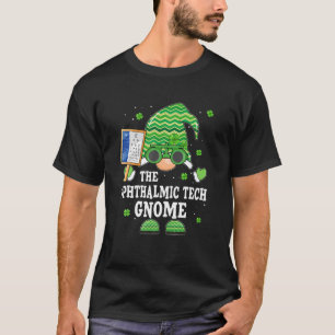 Funny Ophthalmic Gnome Optometrist St Patrick T-shirt