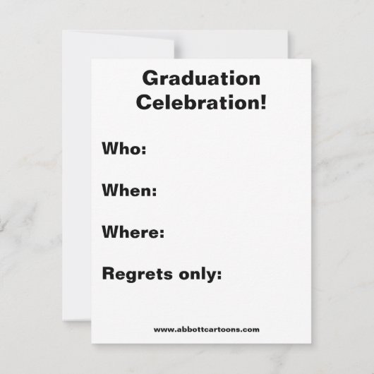 Funny Ophthalmology School Afstuderen Kaart (Achterkant)