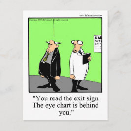 Funny Ophthalmology School Afstuderen Kaart