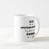 Funny ophthalmoloog Pun mok (Voorkant rechts)