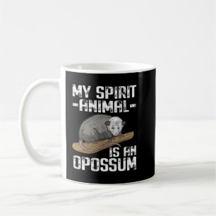 Funny Opossum My Spirit Animal Is A Opossum Koffiemok