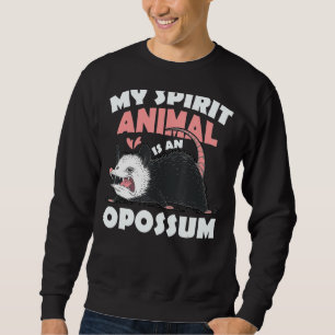 Funny Opossum voor mannen koelt Possum Spirit en Trui