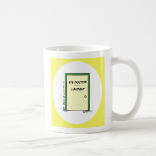 Funny Optometrist Cartoon Eye Doctor Coffee Mok