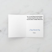 Funny Optometrist en Potatoe Wenskaart Kaart (Binnen)