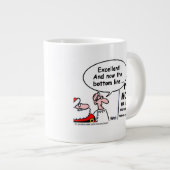 Funny Optometrist Kerstkerstkerstkerstkerstman Car Grote Koffiekop (Voorkant rechts)