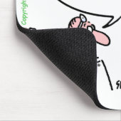 Funny Optometrist Ophthalmoloog Santa Cartoon Muismat (Hoek)