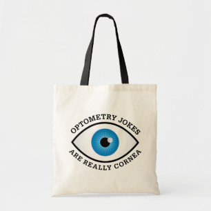 Funny Optometry Cornea Jokes Tote Bag