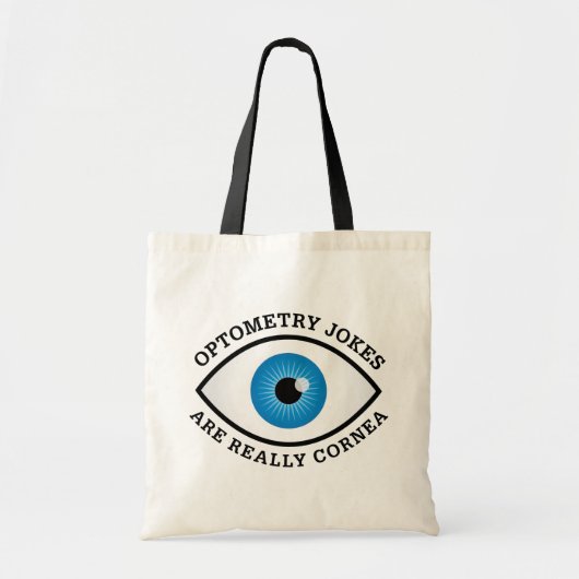 Funny Optometry Cornea Jokes Tote Bag (Voorkant)