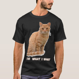 Funny Orange Tabby Cat Lovers Gifts T-shirt
