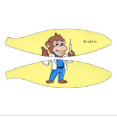 Funny orangutan ape cartoon dokter basketbal (Panelen)