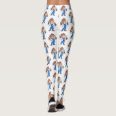 Funny orangutan ape cartoon dokter leggings (Achterkant)