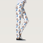 Funny orangutan ape cartoon dokter leggings (Rechts)