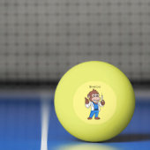 Funny orangutan ape cartoon dokter pingpongbal (Net)