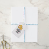Funny Oranje Cat Coffee Mok Cat Lover Cadeaulabel (Met Touw)