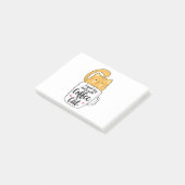 Funny Oranje Cat Coffee Mok Cat Lover Post-it® Notes (Schuin)