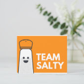 Funny Oranje en White Briefkaart (Staand voorkant)