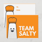 Funny Oranje en White Briefkaart (Voorkant / Achterkant)