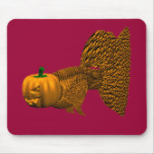 Funny Oranje Guppy Muismat (Voorkant)