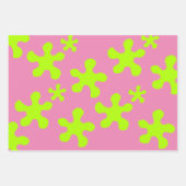 Funny oranje roze lavender paars groen slijm kind inpakpapier vel (Voorkant 2)