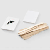 Funny Orca Killer Whale Santa Hat Zee en Handwaaier (Niet-gemonteerd)